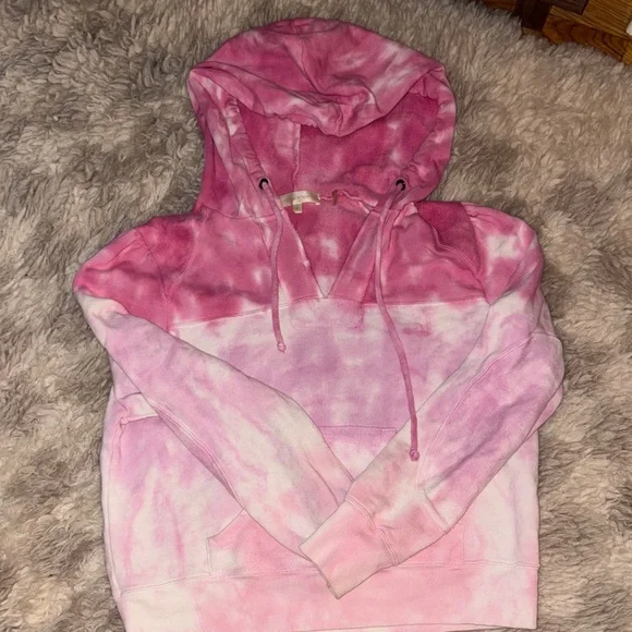 LoveShackFancy Pink Tie-Dye Sweatshirt - Picture 3 of 4